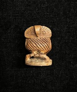 Hand carved wooden owl
